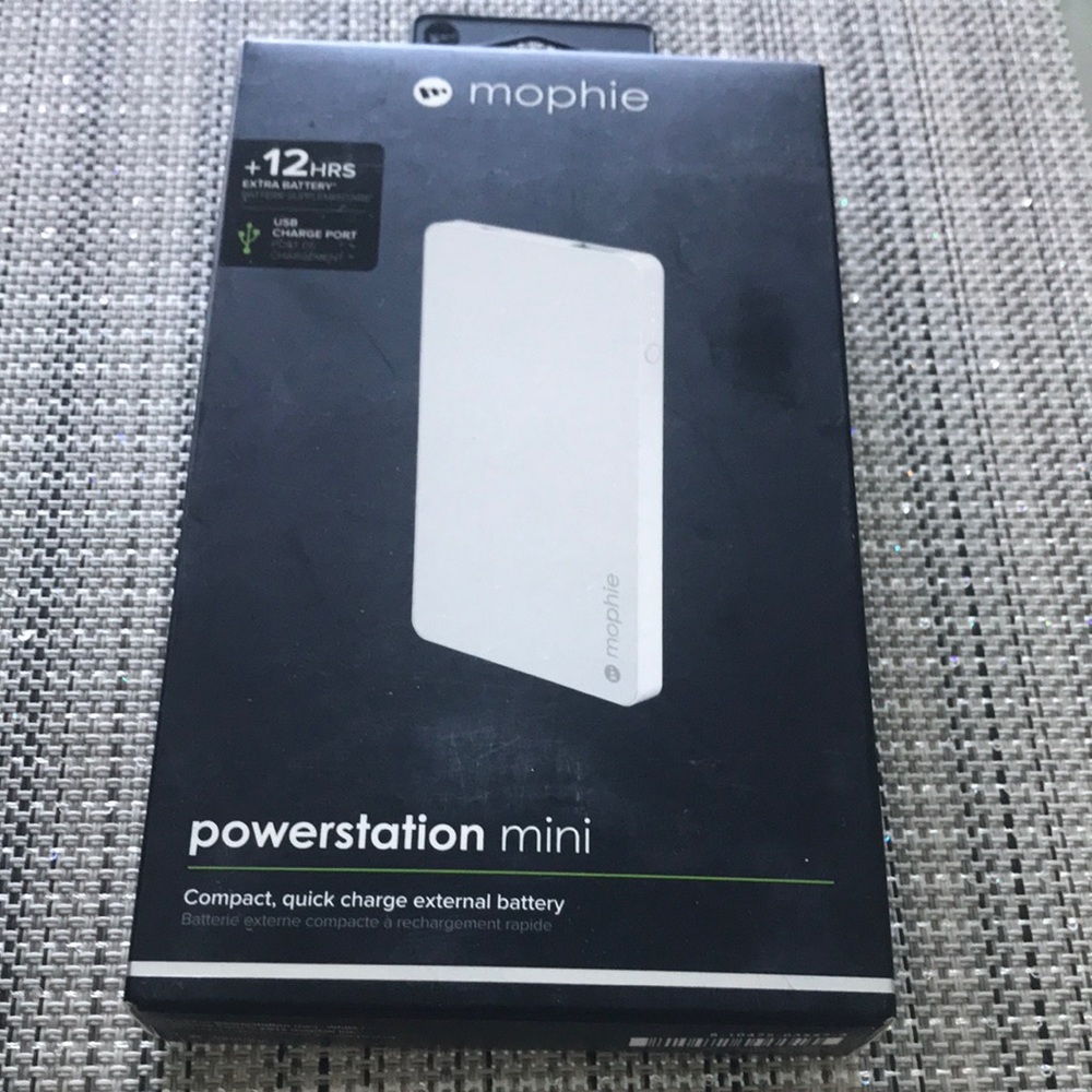 MOOHIR POWERSTATION MINI + 12 hours extra external battery  w USB charge port